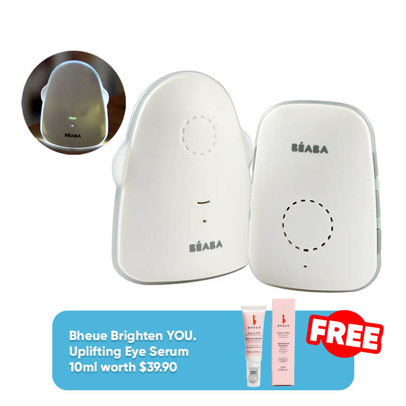 Beaba Audio Baby Monitor - Simply Zen + FREE GIFT